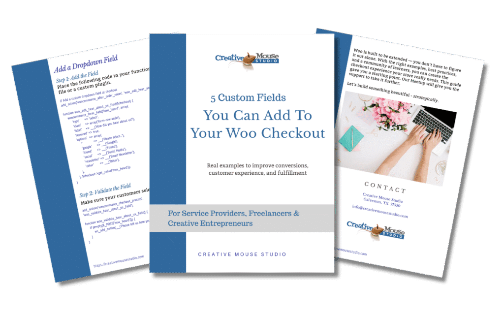 5 Custom Fields for Woo Checkout Page